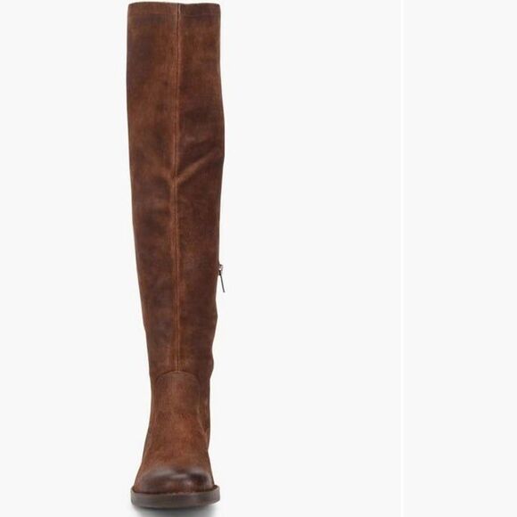 Born Britton Rust NWB Sz 8.5 Distressed Over the Knee Leather Riding Boot - Picture 9 of 12
